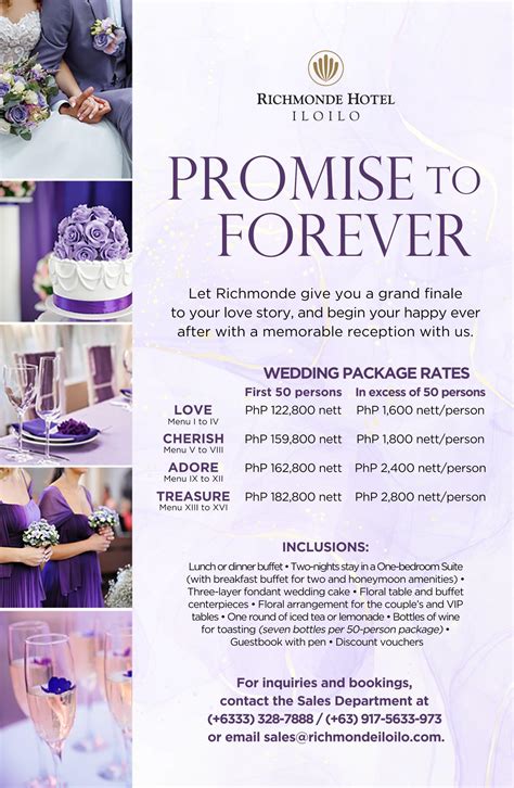 All Wedding packages in Iloilo City, Philippines .